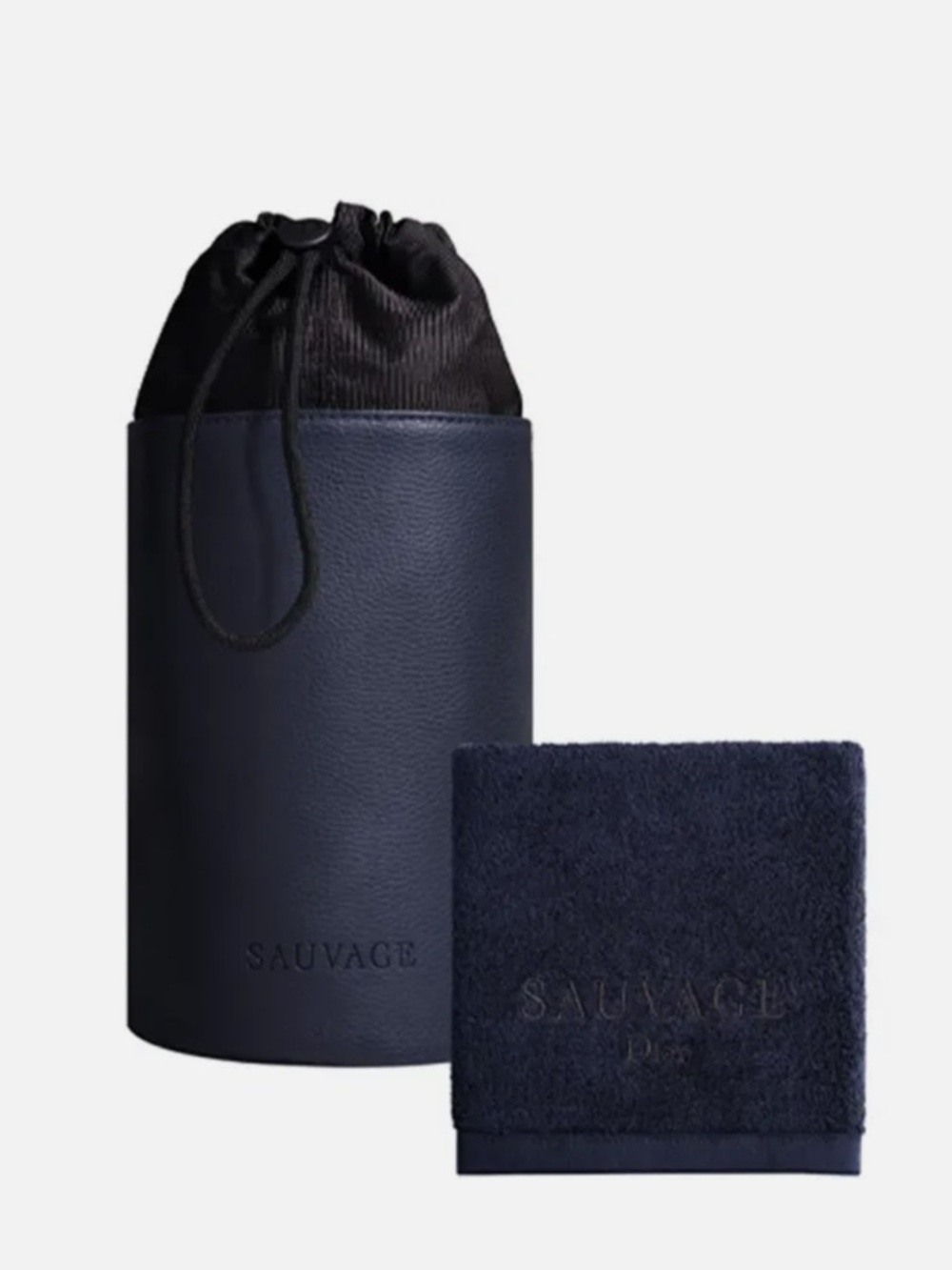 Dior Sauvage Towel & Pouch Set New logo bag GWP Sauvage Discovery Set GWP